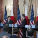 <strong>US And Japan Bolster Their Military Alliance</strong> 12 Japanese Defense Minister Yasukazu Hamada, Japanese Foreign Minister Hayashi Yoshimasa, Secretary of State Antony Blinken, and Secretary of Defense Lloyd Austin, speak during a news conference