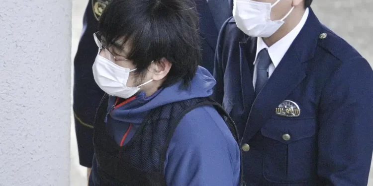 <strong>Japan: Man Suspected Of Assassinating Former Prime Minister Shinzo Abe Indicted</strong> 1 Tetsuya Yamagami, the alleged assassin of Japan's former Prime Minister Shinzo Abe, enters a police station in Nara, western Japan, on Jan. 10, 2023