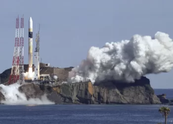 An H2A rocket lifts off from Tanegashima Space Center in Kagoshima, southern Japan Thursday, Jan. 26, 2023