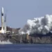 An H2A rocket lifts off from Tanegashima Space Center in Kagoshima, southern Japan Thursday, Jan. 26, 2023