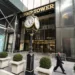 <strong>Court Fines Trump Organization $1.6 Million For Tax Fraud</strong> 12 Pedestrians pass security barricades in front of Trump Tower, Wednesday, Feb. 17, 2021, in New York