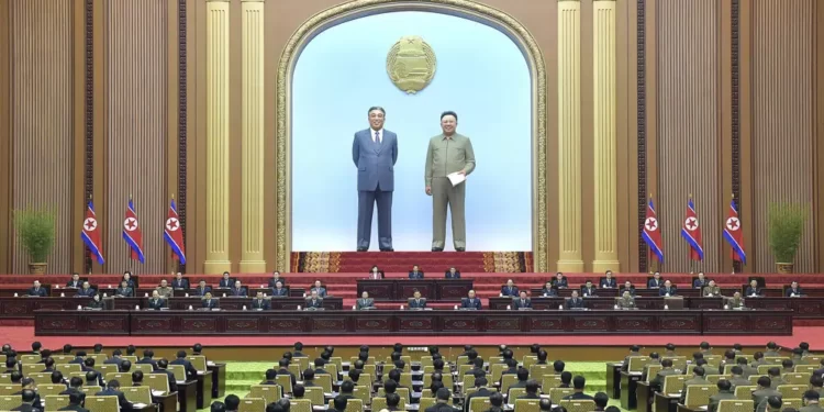 North Korea’s Parliament Approves Budget That Sustains High Level Of Defense Spending 1 n this photo taken during Jan. 17-18, 2023 and provided by the North Korean government, North Korea’s parliament is held in Pyongyang, North Korea