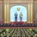 n this photo taken during Jan. 17-18, 2023 and provided by the North Korean government, North Korea’s parliament is held in Pyongyang, North Korea