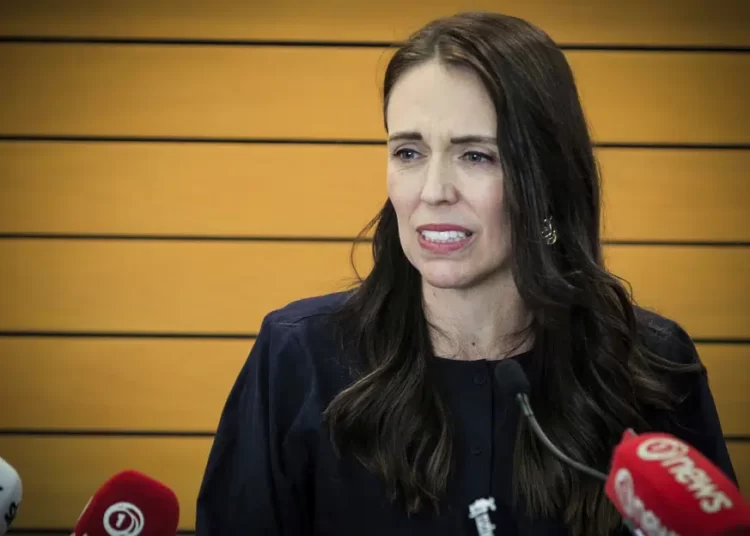 <strong>New Zealand’s Prime Minister Resigns</strong> 1 New Zealand Prime Minister Jacinda Ardern grimaces as she announces her resignation at a press conference in Napier, New Zealand