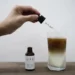 An employee adds drops of water-soluble CBD, or cannabidiol, an essential component of medical marijuana, into a coffee glass at the Found Cafe in Hong Kong on Sept. 13, 2020.