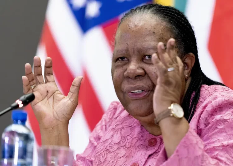 South Africa's Foreign Minister, Naledi Pandor.