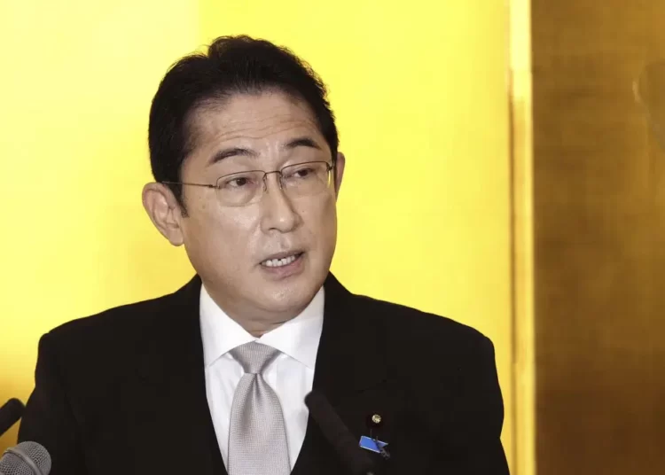 <strong>Japan’s Prime Minister Pledges To Deepen Alliance With U.S</strong> 1 Japanese Prime Minister Fumio Kishida speaks during his New Year's press conference in Ise, central Japan Wednesday, Jan. 4, 2023