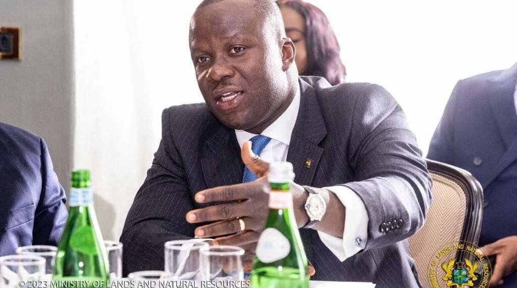 Minister for Lands and Natural Resources, Hon. Samuel A. Jinapor.