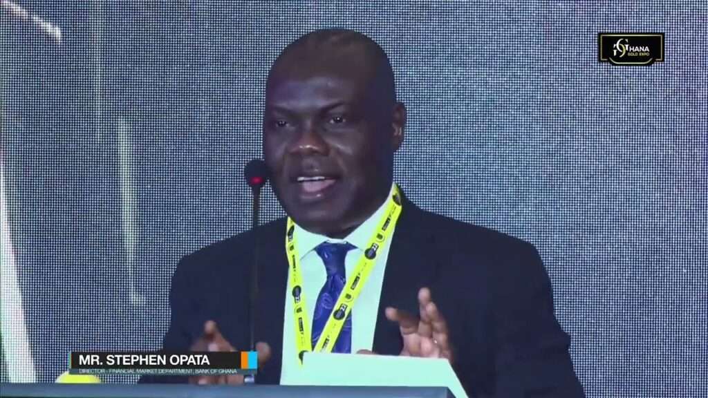 Mr. Stephen Opata the Director of Financial Market at the Bank of Ghana