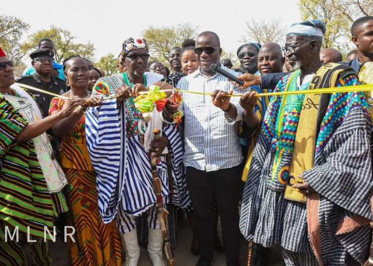 Lands Minister Launches Bongo-Soe Community Mining Scheme in Upper East 1 Minister for Lands and Natural Resources, Samuel A. Jinapor.