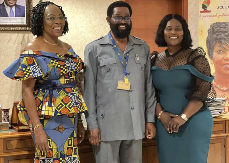 Elizabeth Sackey, Alfred Okoe Vanderpuije and Dorcas Affo-Toffey