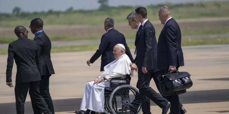 <strong>Pope Heads To South Sudan For Final Leg Of African Pilgrimage</strong> 1 Pope Francis departs for South Sudan from Kinshasa, Congo, Friday Feb. 3 2023