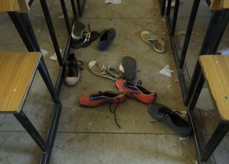 <strong>Sub-Saharan Africa Is ‘New Epicenter’ Of Extremism - UNDP</strong> 1 Shoes of the kidnapped students from Government Science Secondary School are seen inside their class room Kankara, Nigeria, Wednesday, Dec. 16, 2020.