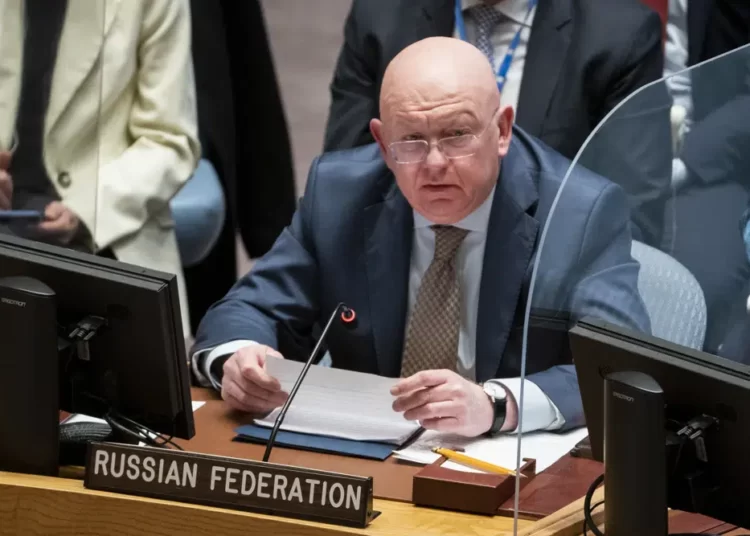Vassily Nebenzia, permanent representative of Russia to the United Nations.