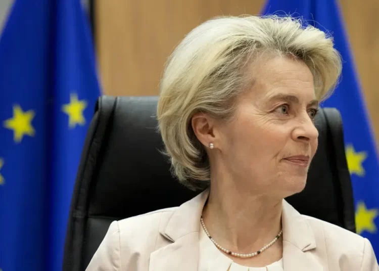 EU Unveils €200m Greenland Investment 1 European Commission President Ursula von der Leyen as EU Pauses Trump Tariff Countermeasures For 90 Days