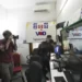<strong>Cambodia: Voice Of Democracy Radio Ceases Operations Due To PM’s Orders</strong> 14 Journalists take photographs at a newsroom of the Voice of Democracy, VOD office in Phnom Penh, Cambodia