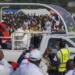 <strong>Pope Francis Urges People Of DR Congo To Forgive</strong> 13 Pope Francis arrives at Ndolo airport to celebrate Holy Mass, in Kinshasa, Congo
