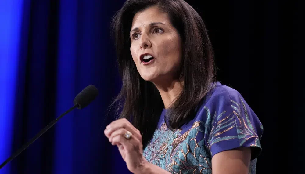 Republican Presidential Candidate, Nikki Haley.
