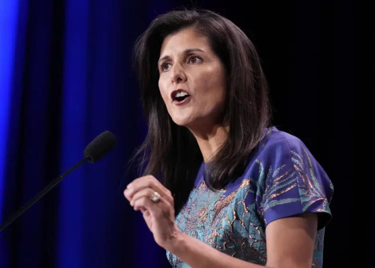 Republican Presidential Candidate, Nikki Haley.