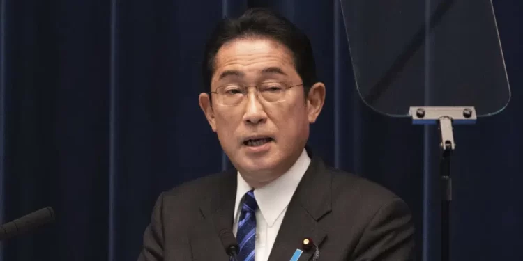 Japanese Prime Minister, Fumio Kishida.