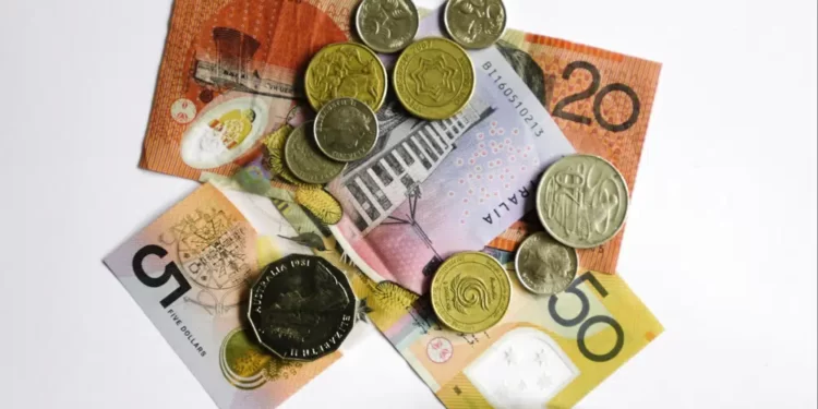 Australian currency is displayed in Adelaide, Australia, April 16, 2018