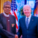 <strong>United States Stands With The Nigerian People- President Biden</strong> 11 In this file photo, President Muhammadu Buhari shakes hands with U.S. President Joe Biden at the White House on the sidelines of the US-Africa Leaders Summit on December 14, 2022.