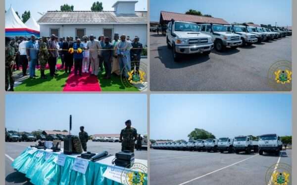 President Akufo-Addo Presents 175 Vehicles, Communication Equipment To Armed Forces 1 Ghana Armed Forces.