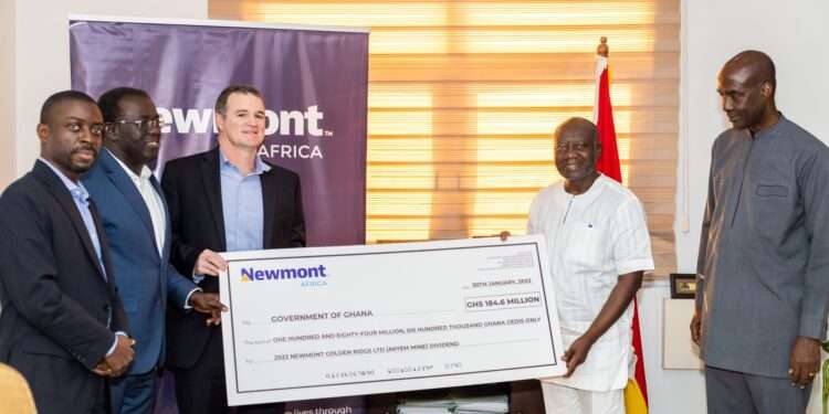 Newmont Obliges To Ghana’s Tax Laws, Pays Gh¢184.6m As Dividends To Government 1 Newmont Obliges To Ghana’s Tax Laws, Pays ¢184.6m As Dividends To Government