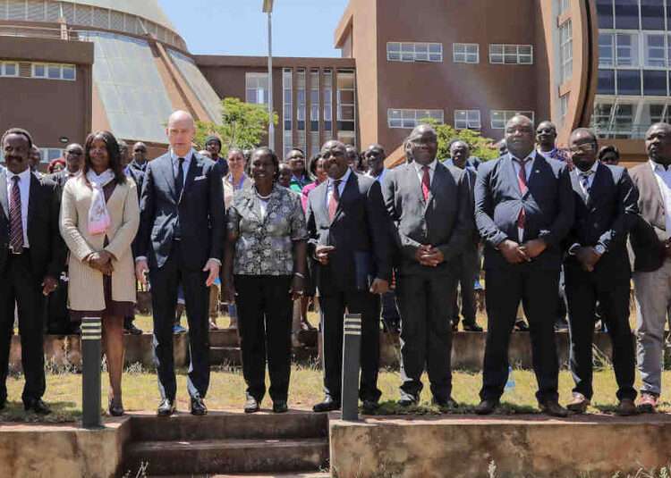 AfDB, GCA Partner To Improve Food Security and Climate Resilience, Host The Future Of Resilient Food Systems In Africa 1 The Future of Resilient Food Systems Forum attendees held at Nairobi, Kenya with some keynote speakers occupying the front row.