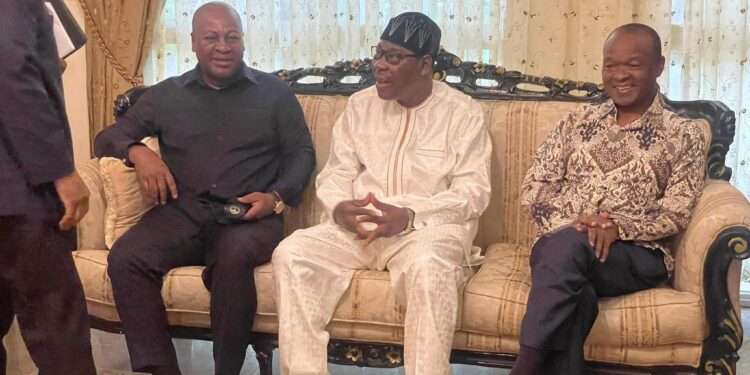 Hostility Of Ghana's Electoral Commission Chairperson To One Political Party Is Legendary- Mahama 1 Former President John Dramani Mahama (left)