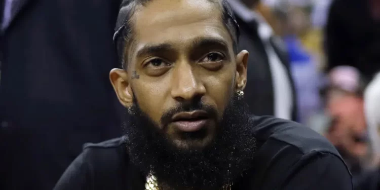 The late rapper, Nipsey Hussle