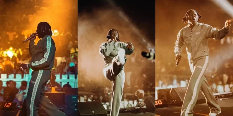 Stonebwoy performs at 65th Grammy's Awards