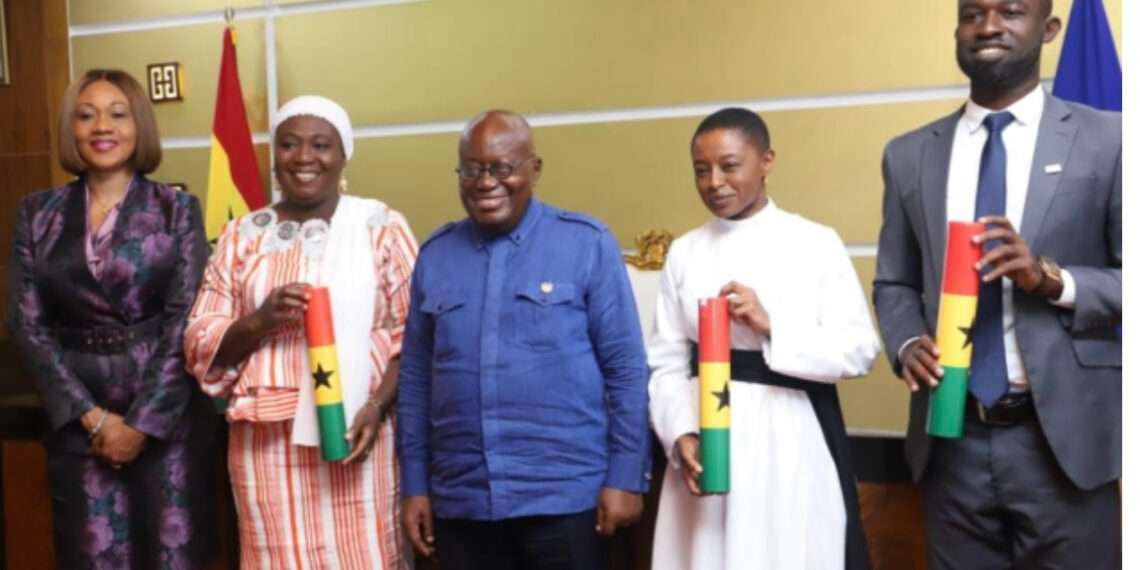 Nana Addo, Jean Mensa and newly elected E.C. Committee Members