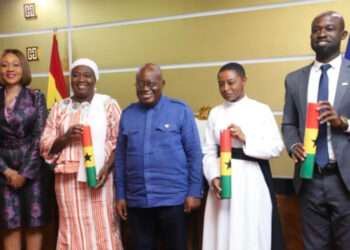 Nana Addo, Jean Mensa and newly elected E.C. Committee Members