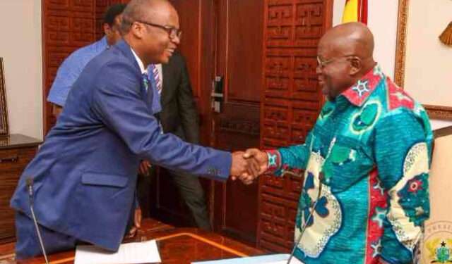 Bank of Ghana Sends Words Of Acknowledgement To The President For His Recognition