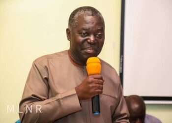 Hon. Benito Owusu-Bio, the Deputy Minister for Lands and Natural Resources responsible for Lands and Forestry.