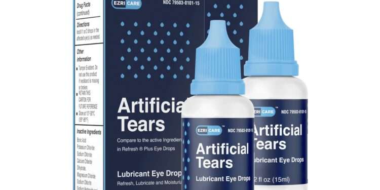 One of the contaminated eyedrops.