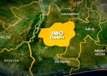 A map of Imo State in south-east Nigeria