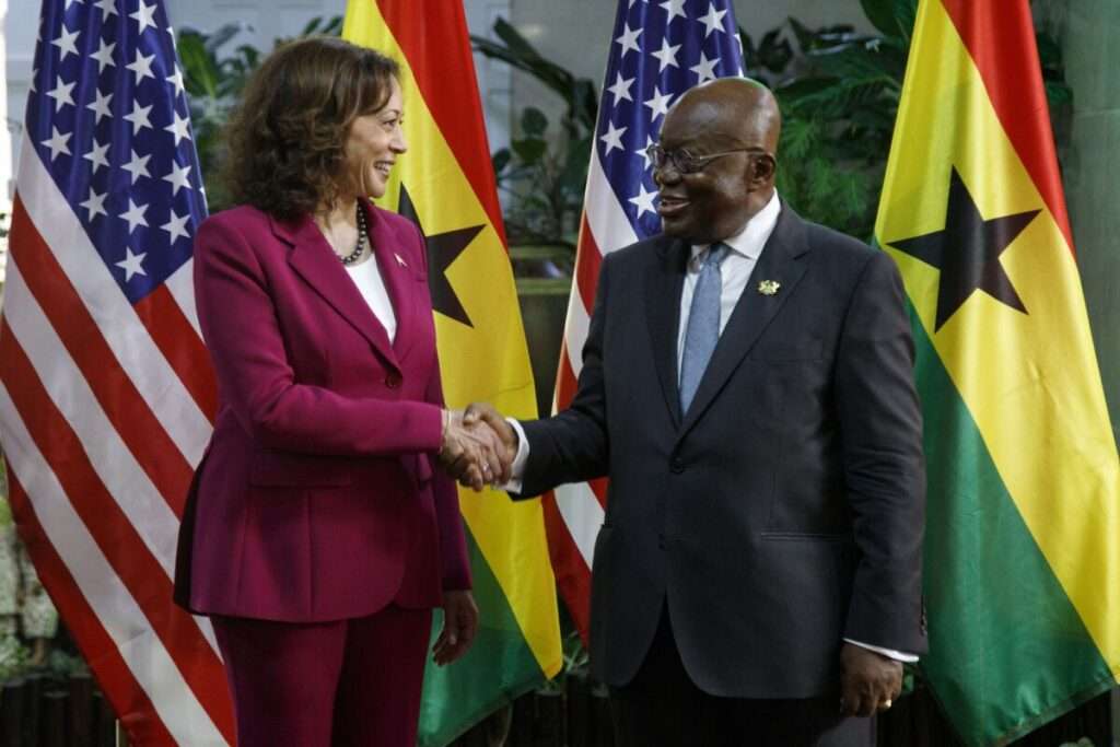 Kamala Harris and Nana Addo Dankwa Akufo Addo 1