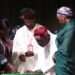 US Congratulates Nigeria On Election 14 President-elect Bola Tinubu (C) signs papers during the presentation of the certificate of return to the President-elect by the Independent National Electoral Commission (INEC) in Abuja on March 1, 2023.