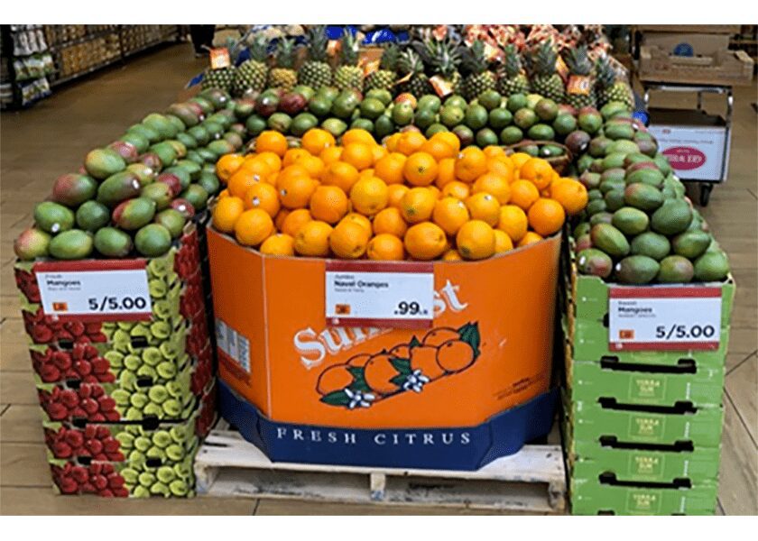Perishable fruits like mango