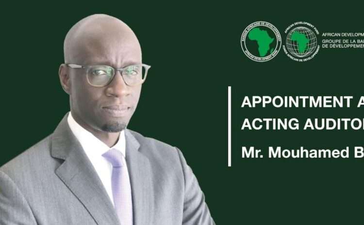 <strong>African Development Bank Appoints Mouhamed Ba as Director, Corporate Programs in the Vice-Presidency, Technology and Corporate Services</strong> 1 African Development Bank Appoints Mouhamed Ba as Director, Corporate Programs in the Vice-Presidency, Technology and Corporate Services