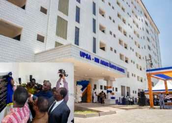 Commissioning the Nii Amon Kotei Hostel of the UPSA for operation