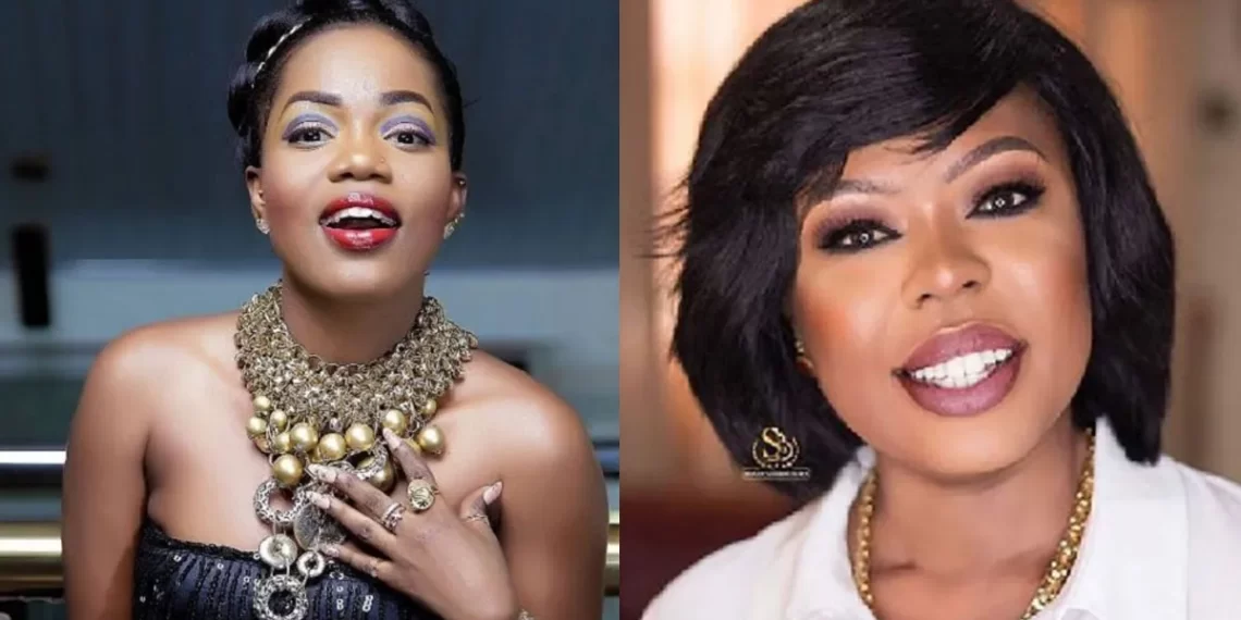 Mzbel Taunts Afia Schwarzenegger With A Caricature Image Over Alleged Use Of Filters 1 Mzbel Taunts Afia Schwarzenegger With A Caricature Image Over Alleged Use Of Filters
