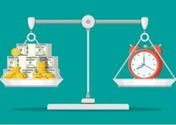 clock money on balance scales 260nw 1439903447