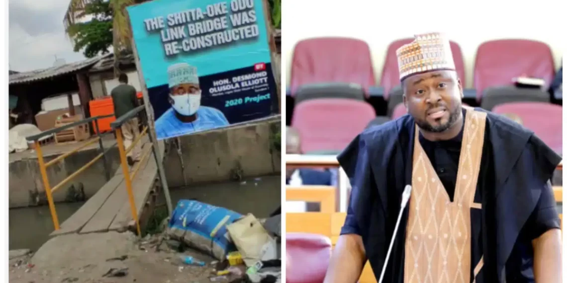 ‘It Cost 800K’ – Desmond Elliot Speaks On Constructing ‘Pako’ Bridge For Surulere Residents 1 ‘It Cost 800K’ – Desmond Elliot Speaks On Constructing ‘Pako’ Bridge For Surulere Residents