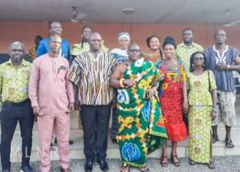 Members of GGSA and Adukromhene.