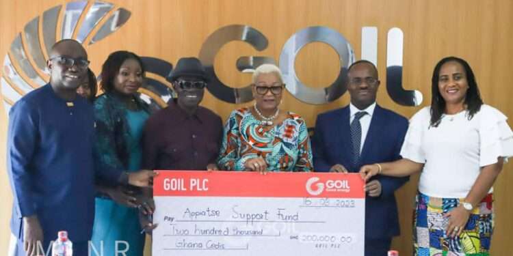 Appiatse Support Fund Bags GHC62 Million As Goil Donates GHC200,000 1 Appiatse Support Fund receives support from Goil.