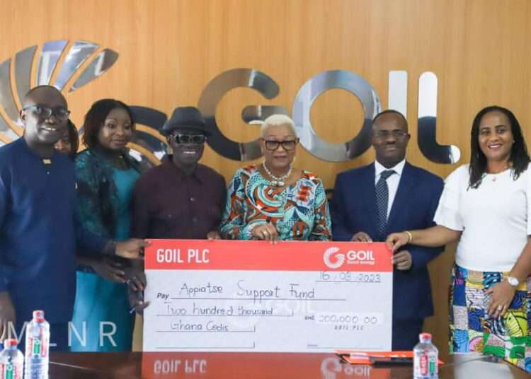 Appiatse Support Fund Bags GHC62 Million As Goil Donates GHC200,000 1 Appiatse Support Fund receives support from Goil.