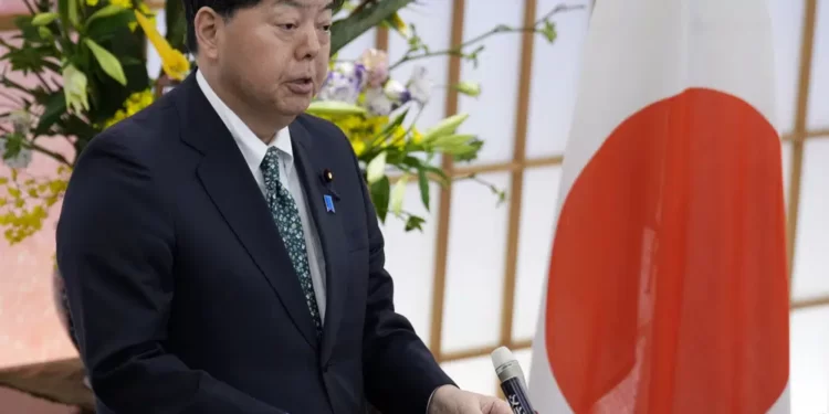 Japanese Foreign Minister, Yoshimasa Hayashi